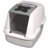 Catit Baño Sanitario para gatos con cubierta Gris
